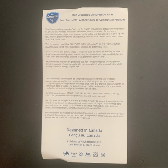 NWT DR. SEGAL’S Compression Socks Travel  Sports White - Picture 9 of 16